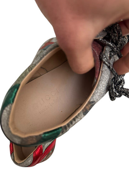 Glitter Bling Tian Bird Flat Shoes