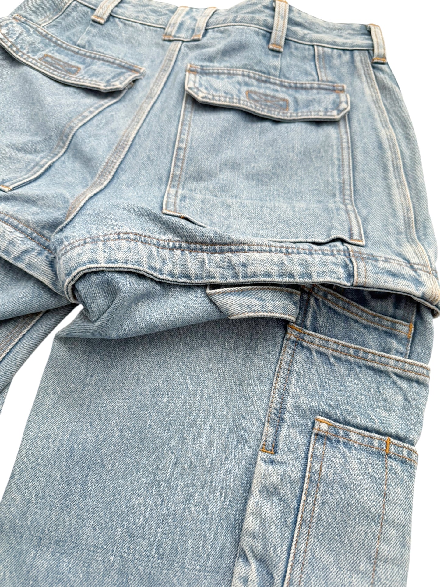 Modular Cargo Denim Jeans