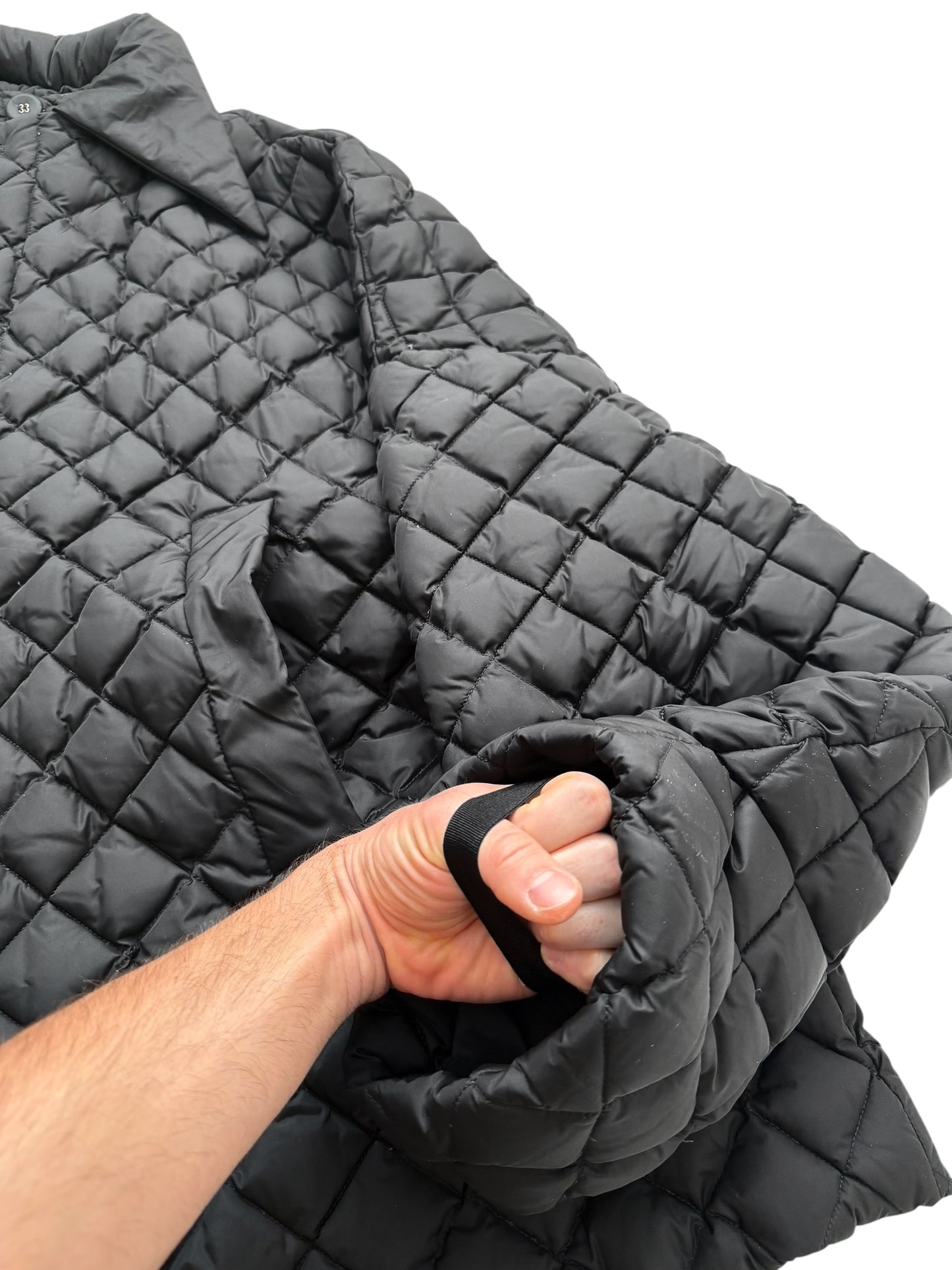 Massive Cropped Oversized Quilted Jacket