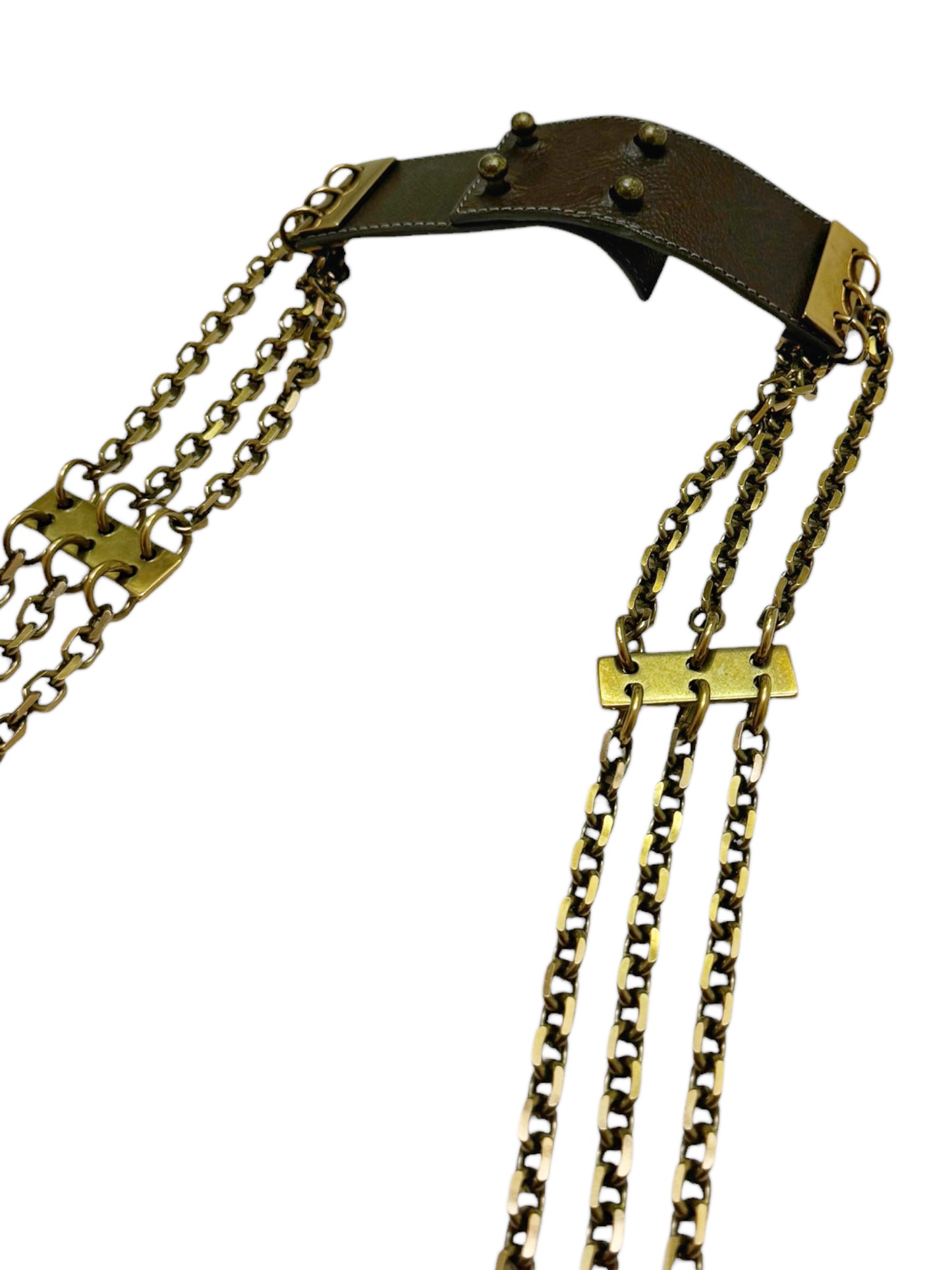 Python and Chain Strap Crossbody