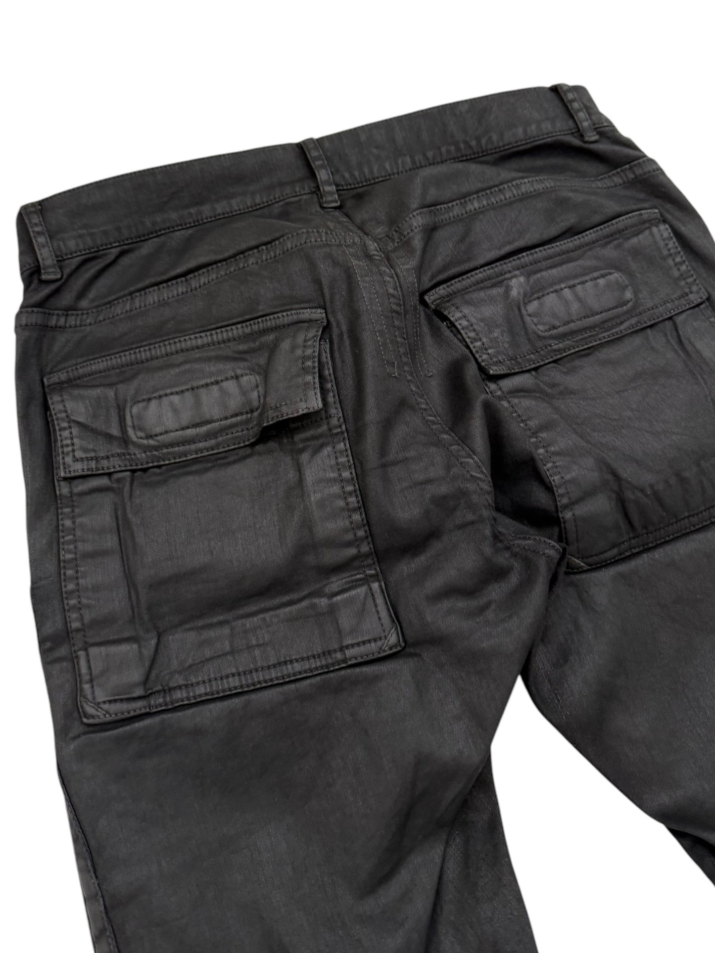 Black Waxed Memphis Biker Denim