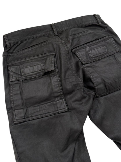 Black Waxed Memphis Biker Denim