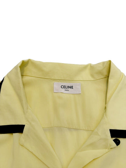 Yellow Viscose Bowling Shirt