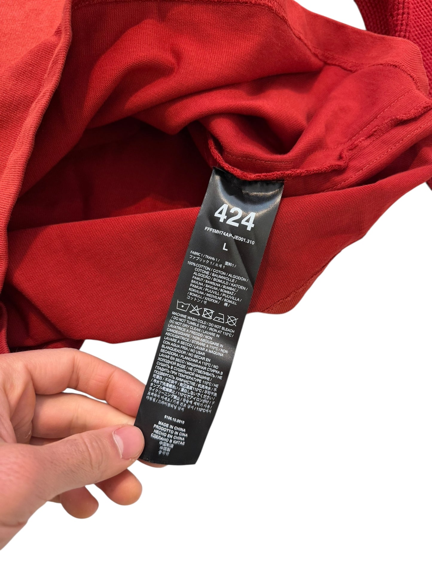 Overdyed Crest Rugby Longsleeve Thermal Shirt