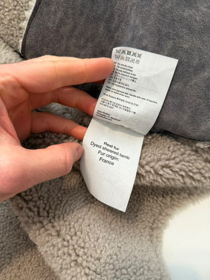 French Lamb Shearling Paneled Jacket