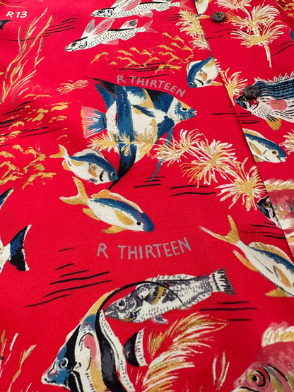 Viscose Hawaiian Fish Shirt