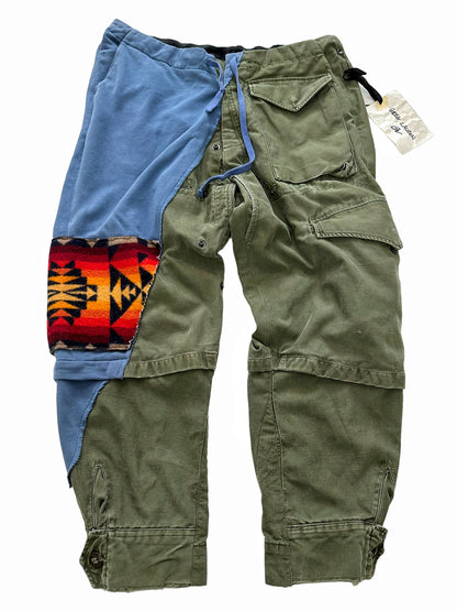 50/50 Fleece Blanket Army Jacket Cargos