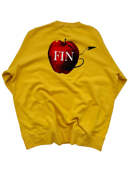 Fin Devil Apple Mustard Crewneck