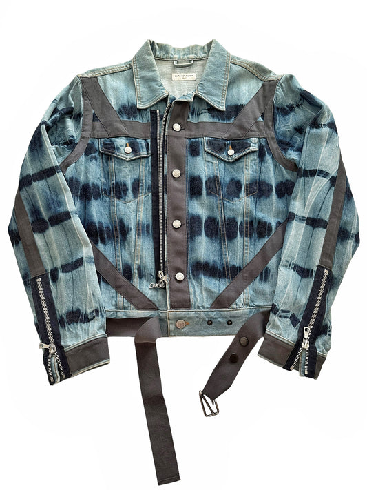 FW14 Tiedye Bondage Denim Jacket