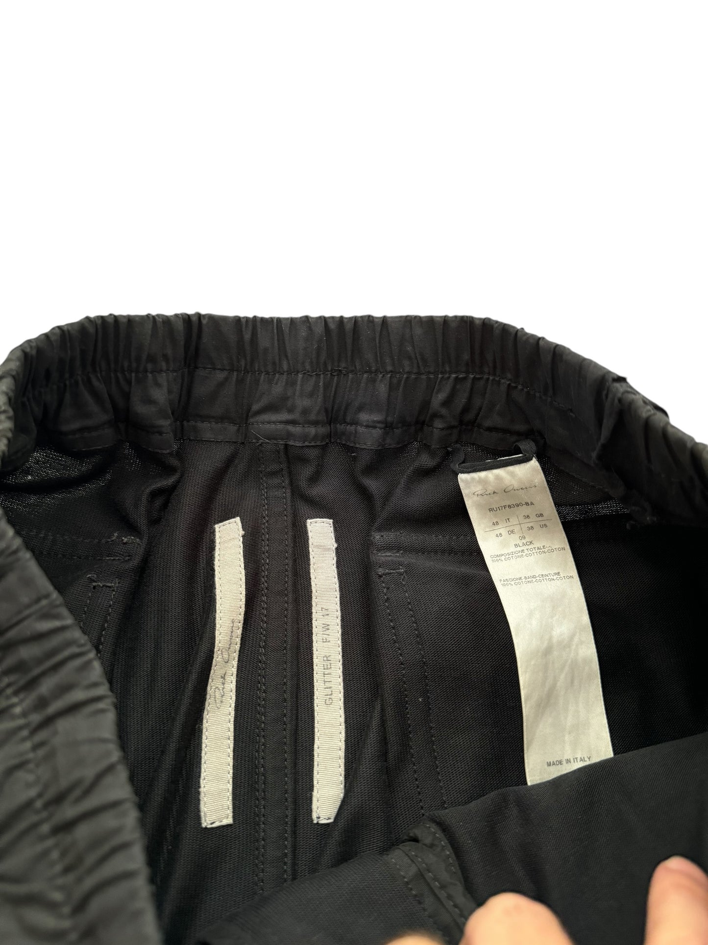 Glitter Cargo Jogger Black