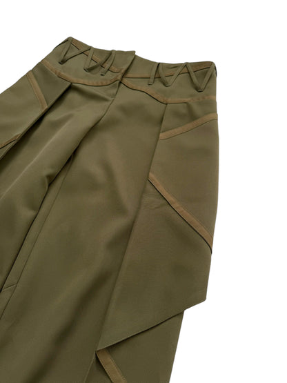 Green Waterfall Baggy Trouser