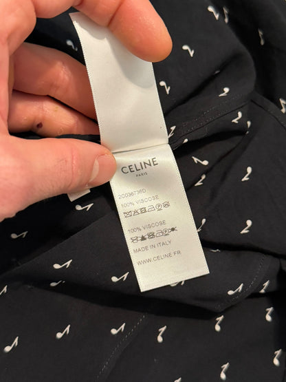 SS19 Viscose Music Notes Shirt
