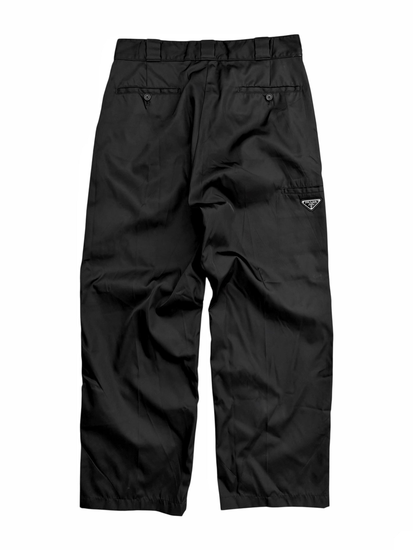 Re-Nylon Triangle Badge Logo Trouser