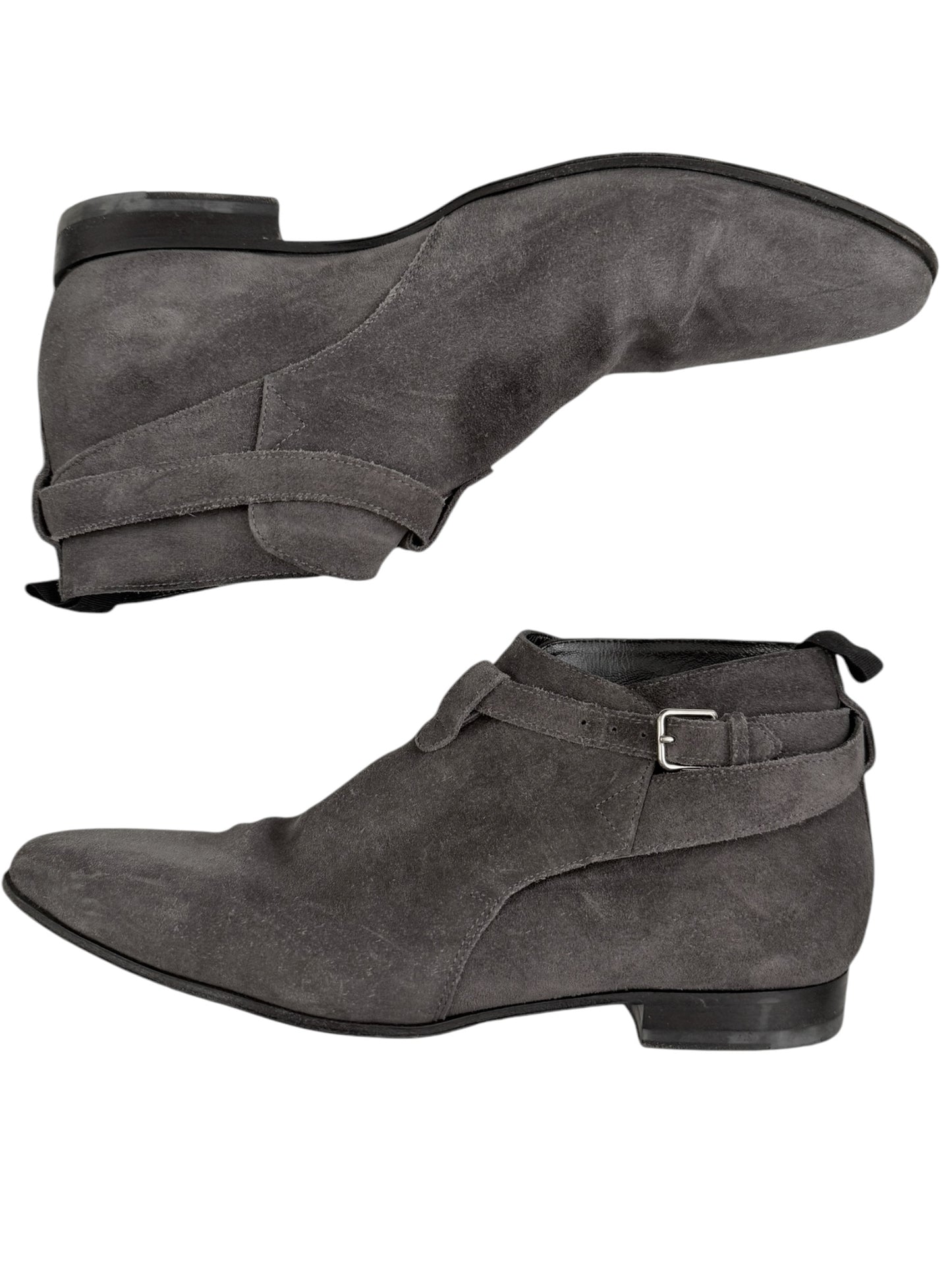 Grey Suede Low Jodhpur Boot