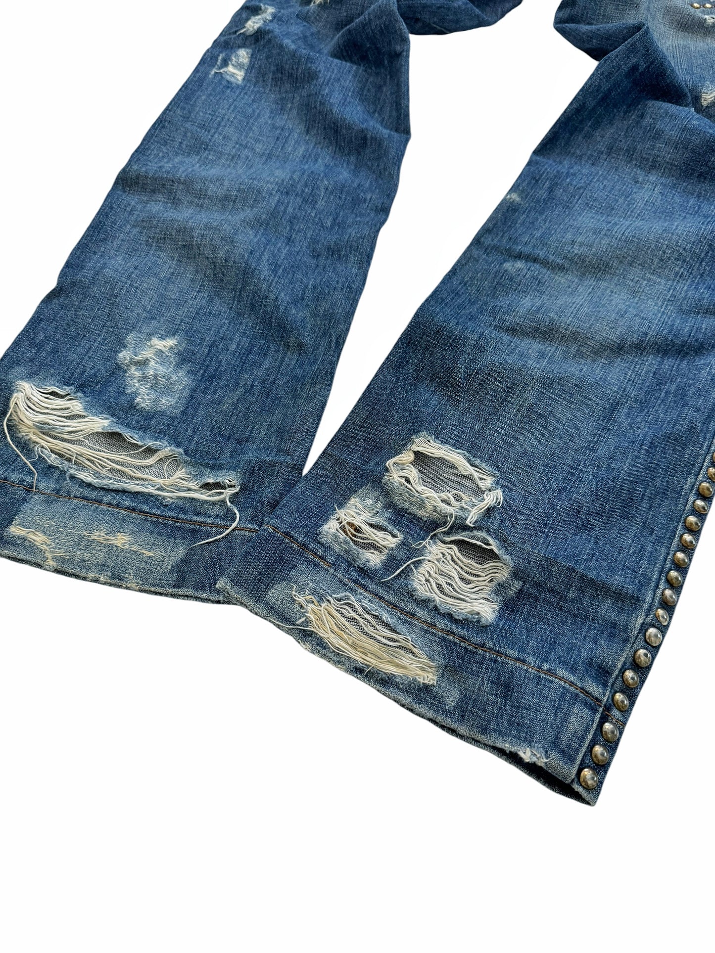 2000’s Runway Studded Thrashed Denims