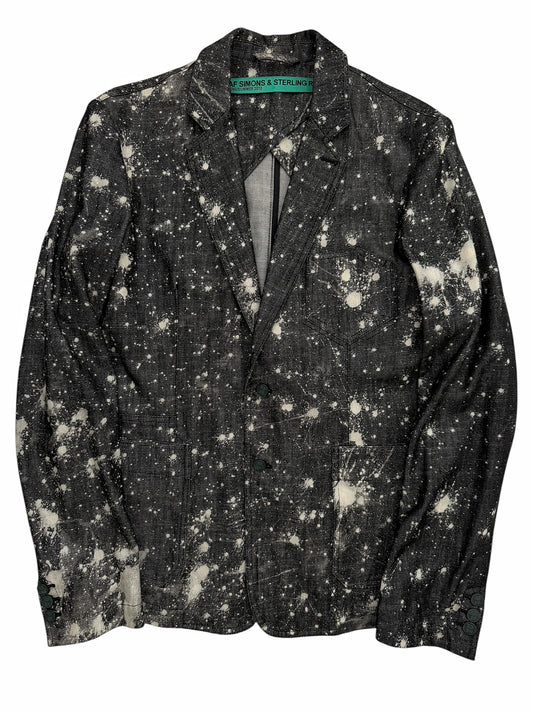 x Sterling Ruby Bleach Denim Blazer