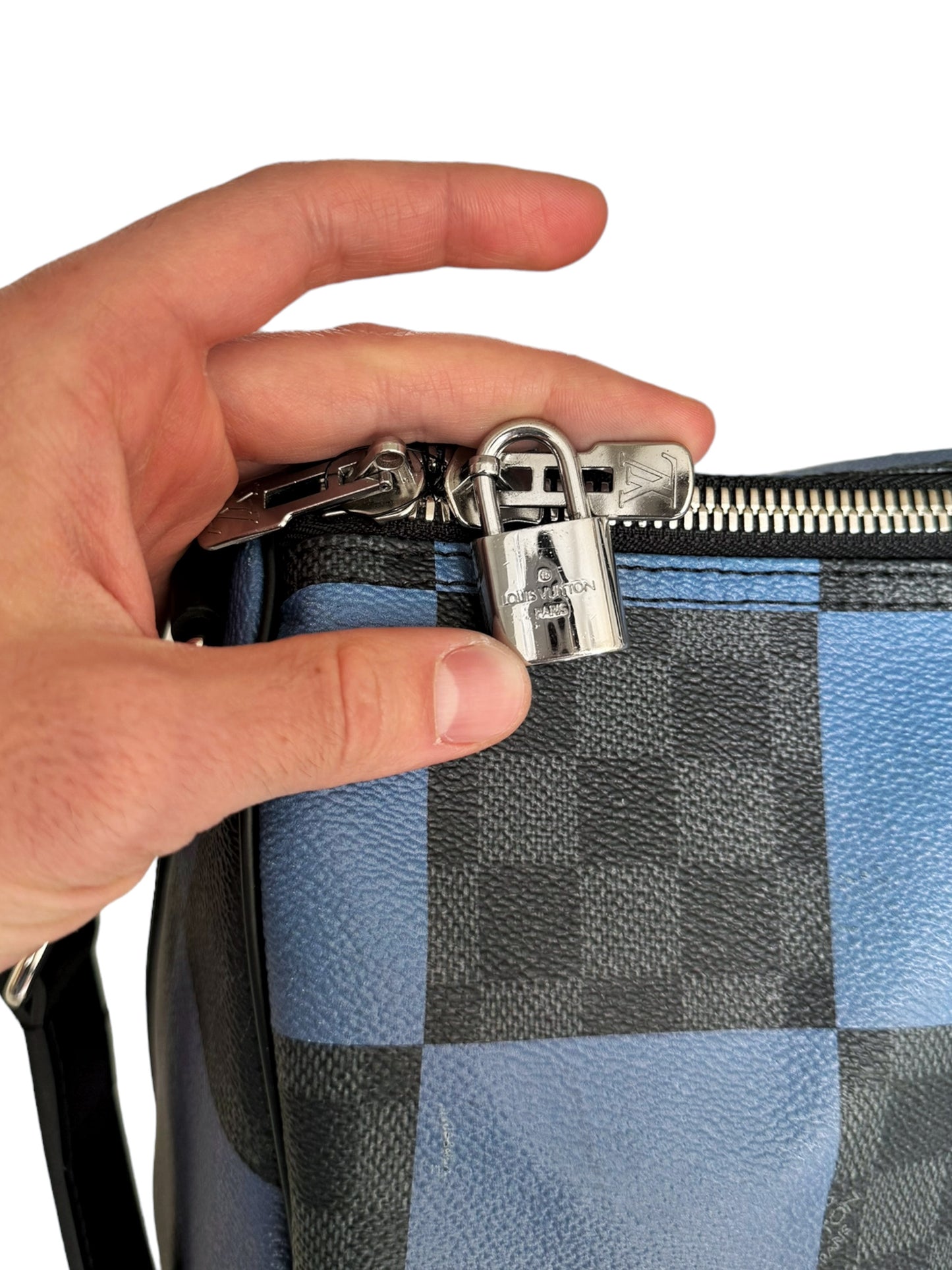 Keepall Bandouliere Bag Giant Damier Graphite Canvas 50 Duffle