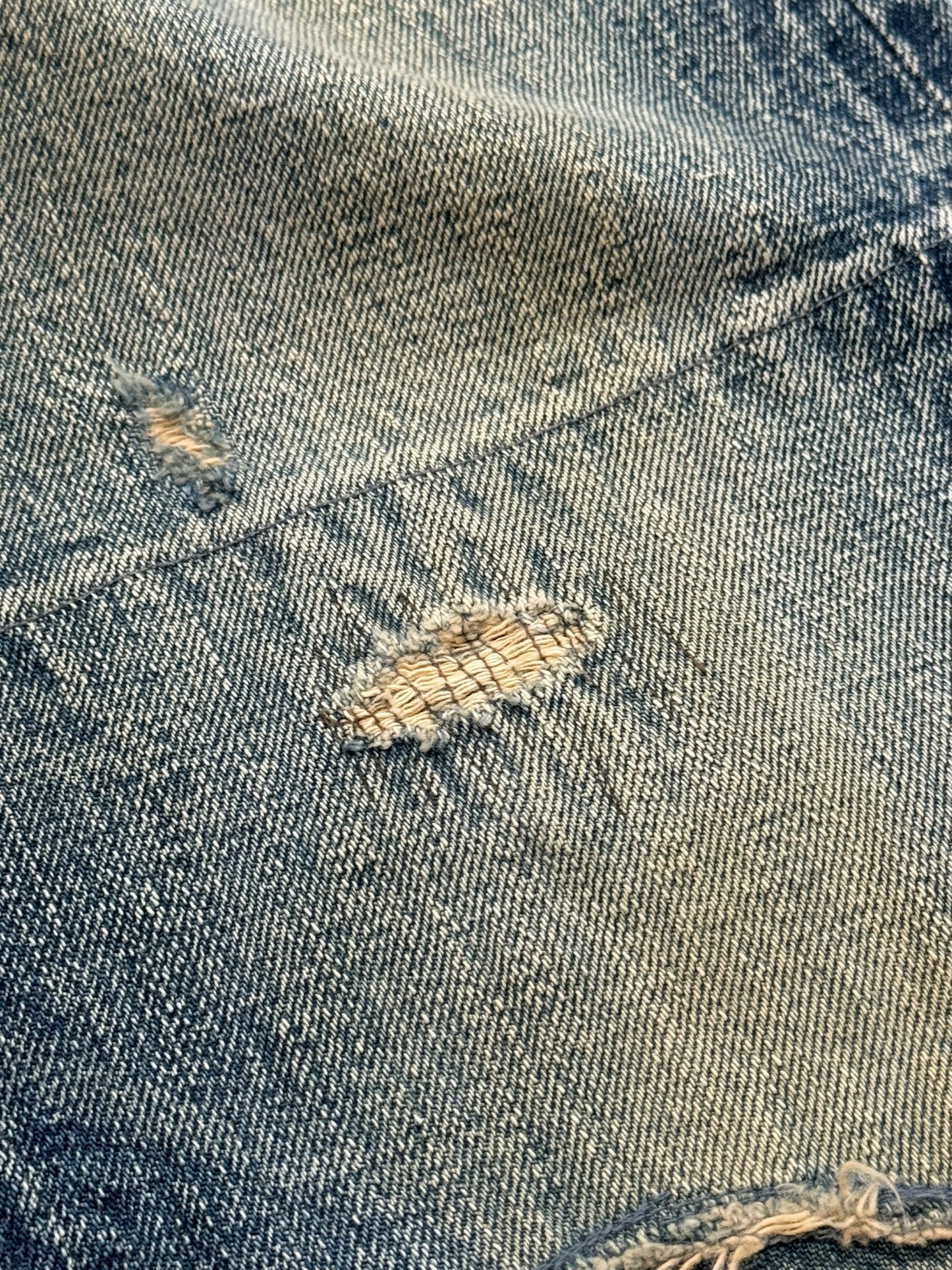 OG Kountry Stamp Boro Patch Distressed Denim