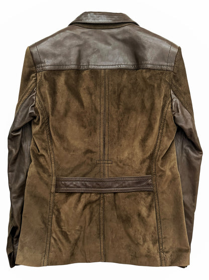 2000’s Tom Ford Era Western Rough-out Suede Leatber Blazer