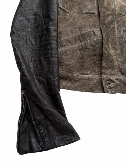 2000’s Hogwash Hybrid Trucker Leather Jackets (Sample?)