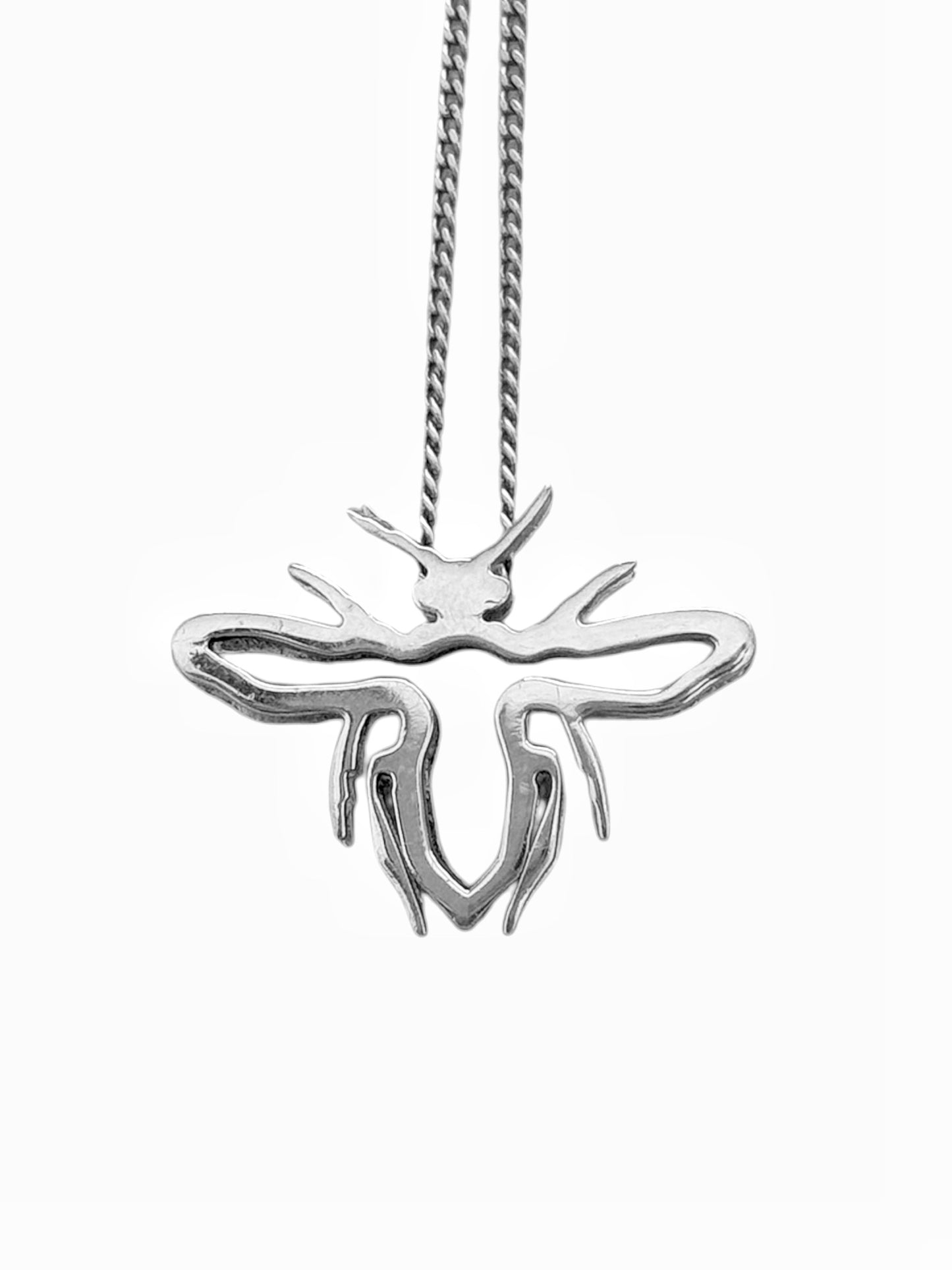 Hedi Slimane Sterling Silver Bee Necklace