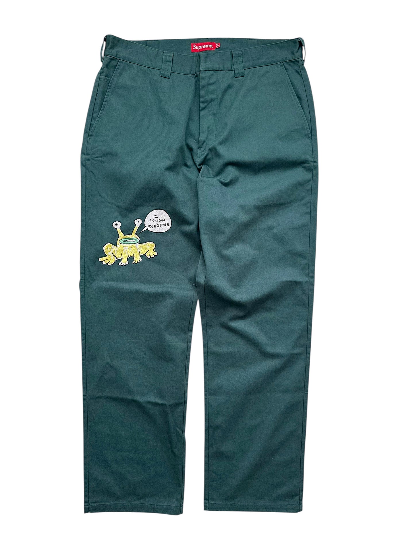 Daniel Johnston Embroidered Slacks