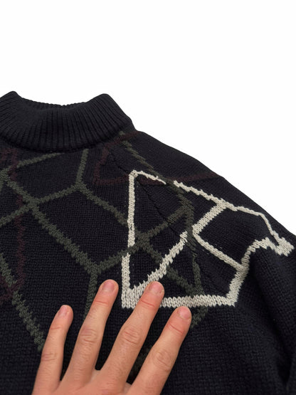 FW19 Cashmere Abstract Turtleneck Sweater
