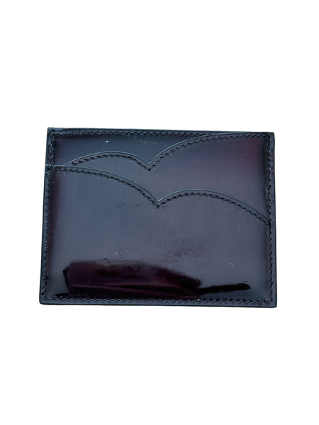 Patent and Leather Card Holder