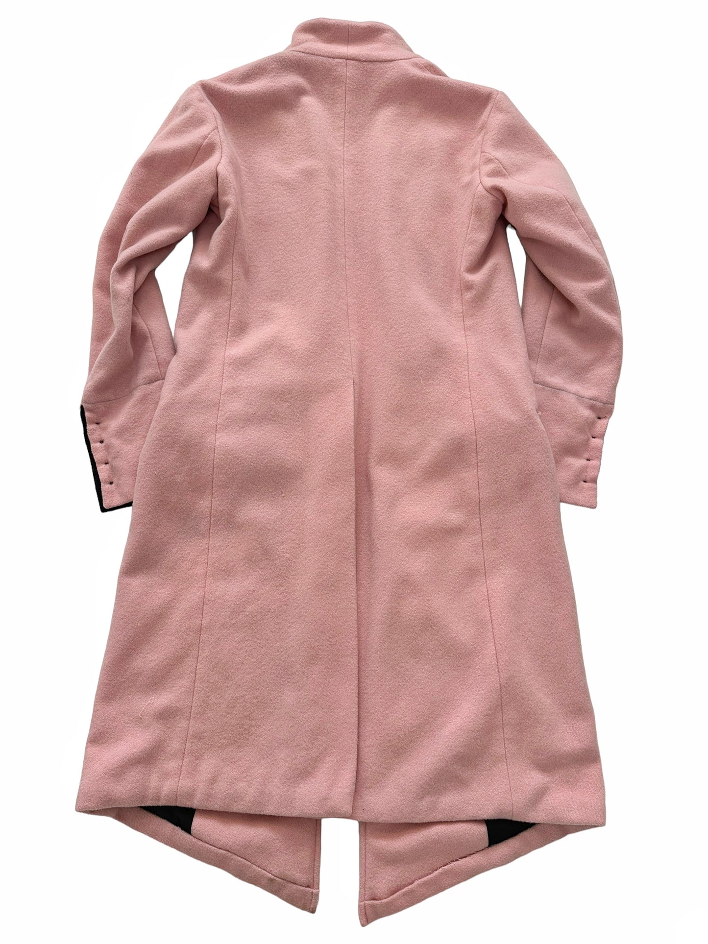 Pink Wool Long Coat