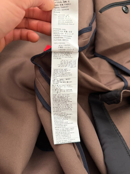 Brown Cotton Floor Maxi Coat