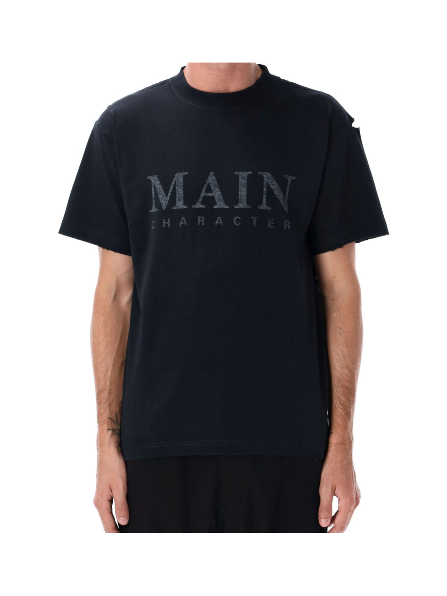 Main Character Distressed Shirt