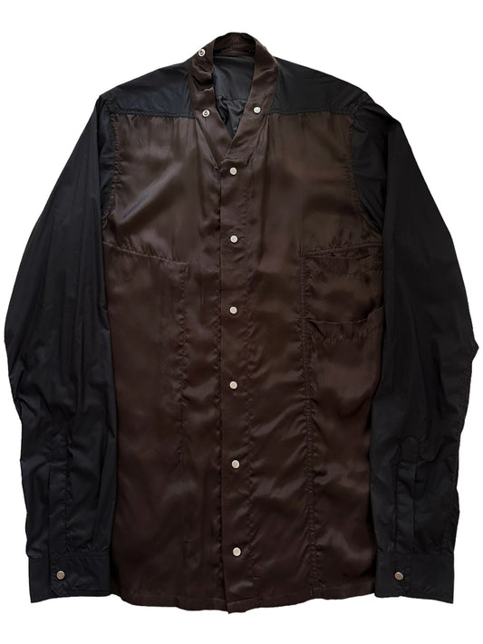 Cupro Brown Larry Shirt