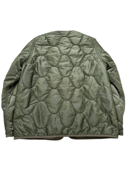 Iris Green Quilted Liner Reversible Jacket