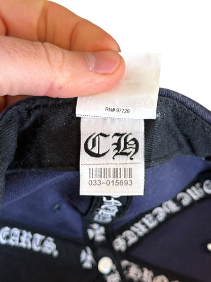 Navy CH Embroidered SnapBack Hat