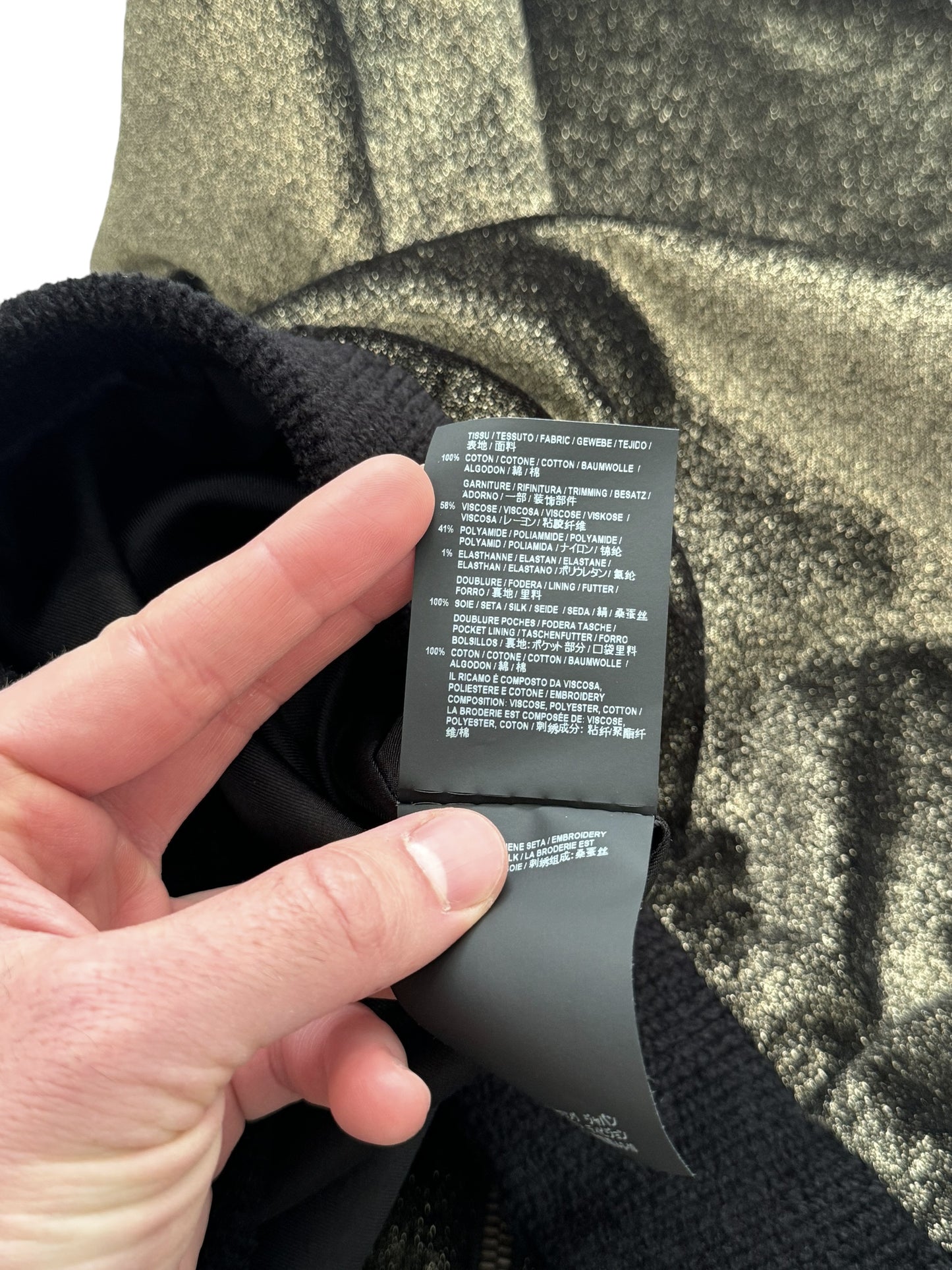 Gold Sprinkled Velvet Western Teddy Varsity Bomber