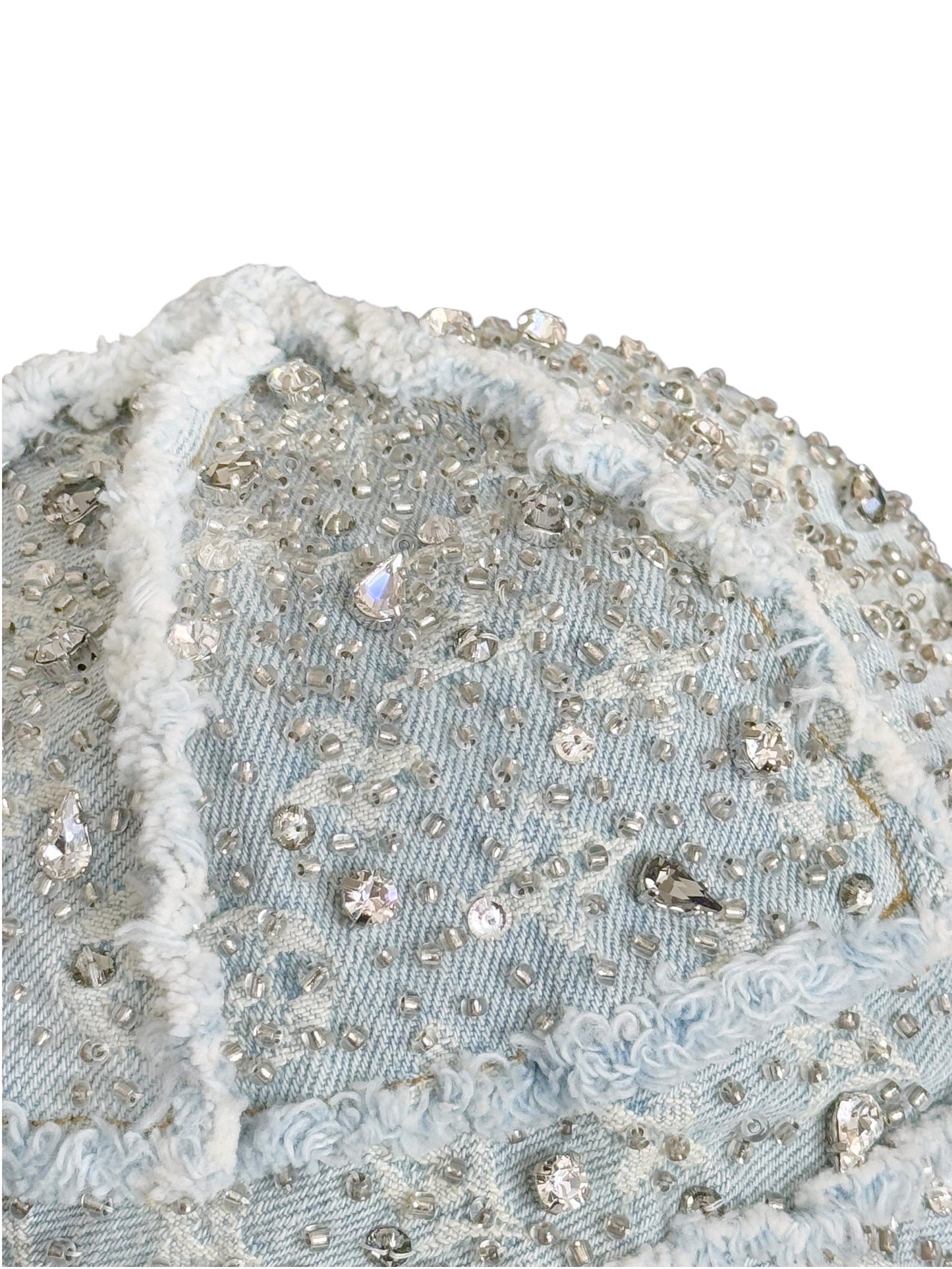 1/1 Crystal Rain Monogram Denim