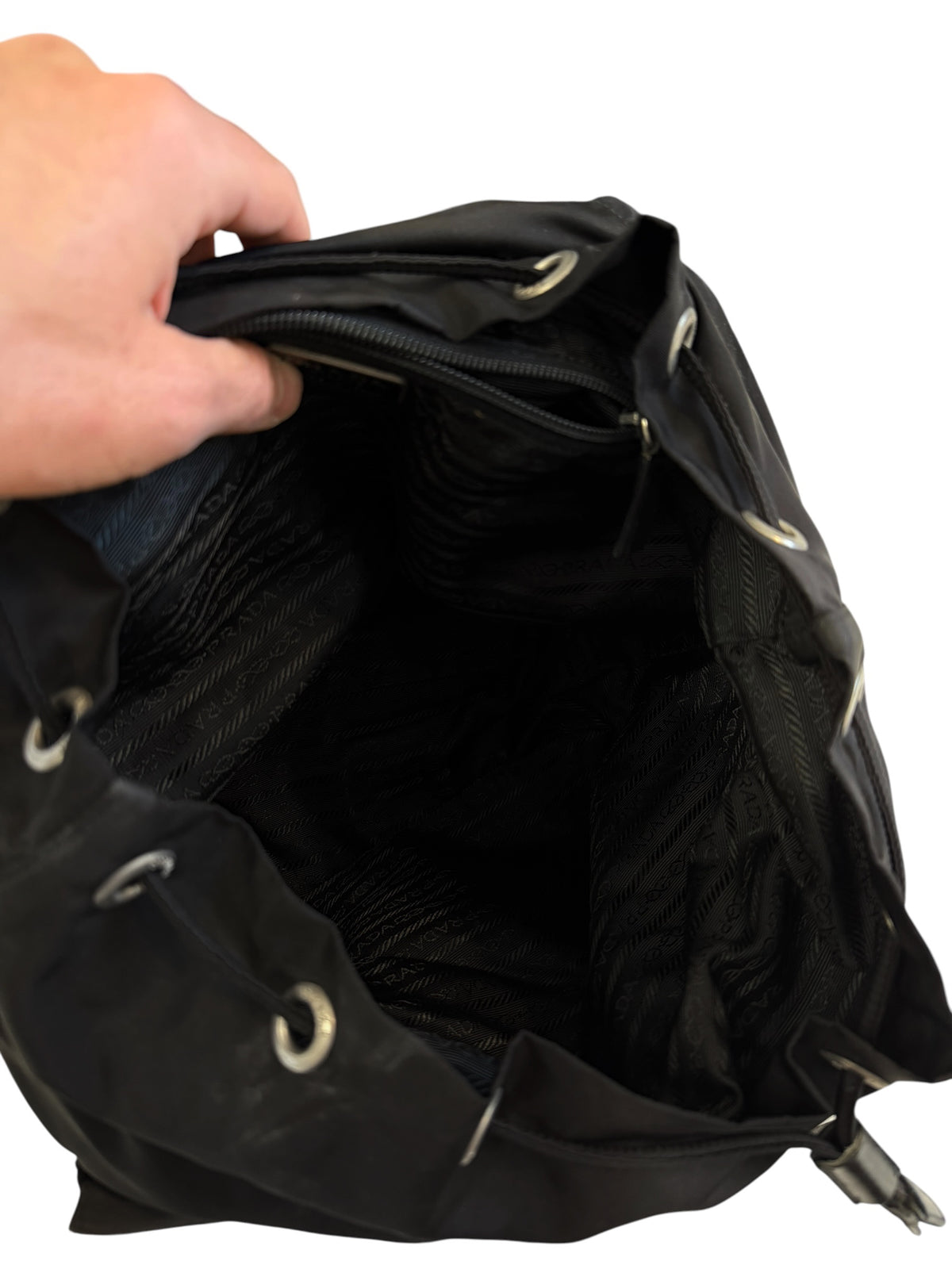 Nylon Cargo Rucksack Backpack