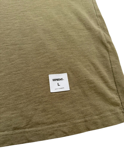 Olive Old English Cut Sew Shirt