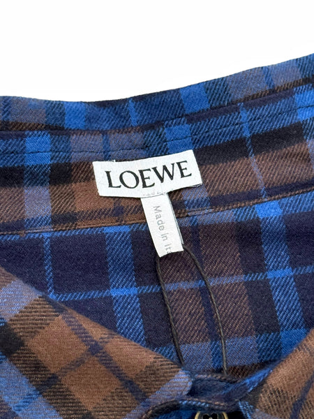 Leather Strap Wool Flannel