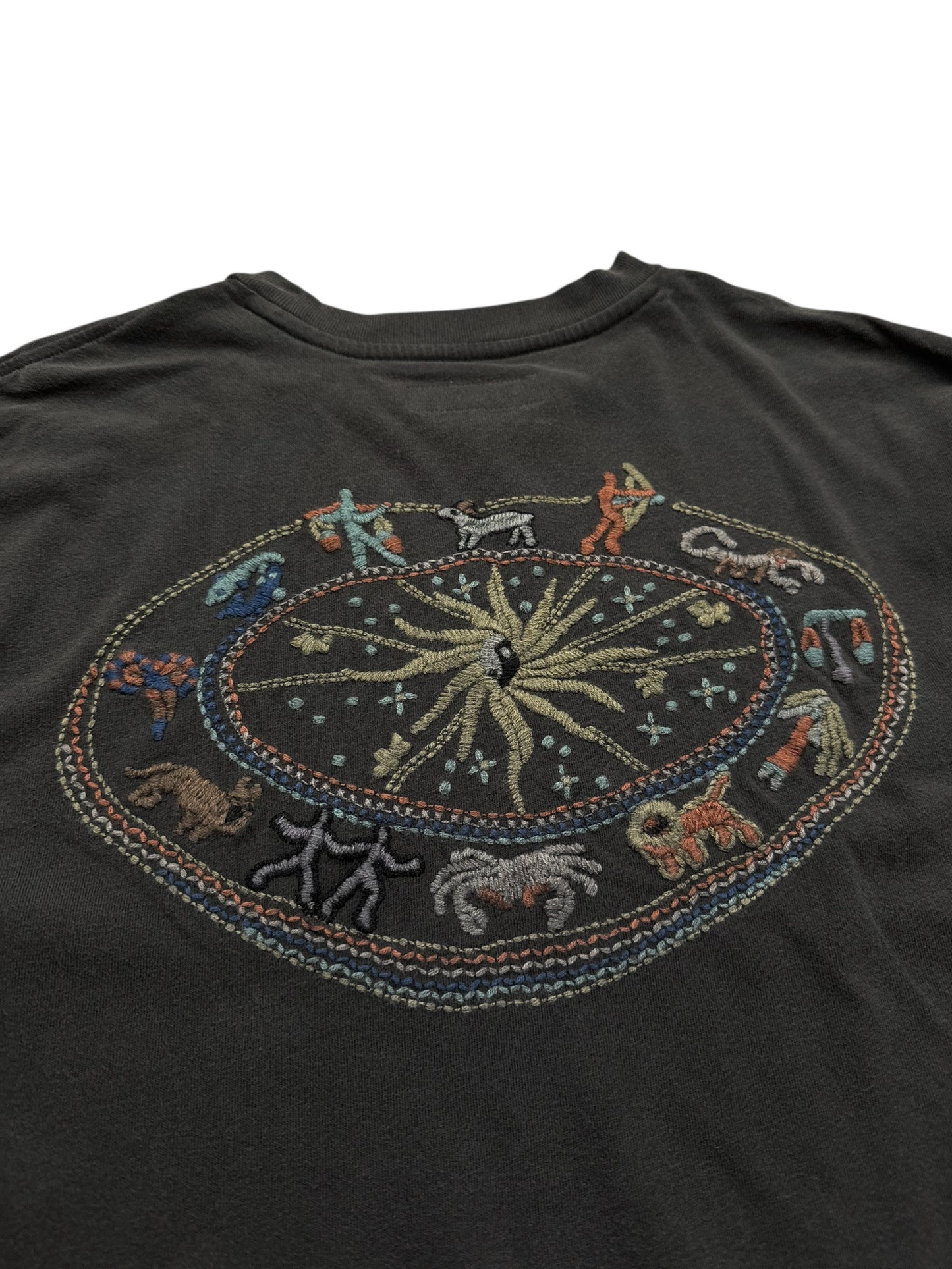 Zodiac Embroidered Cut Sew Tee