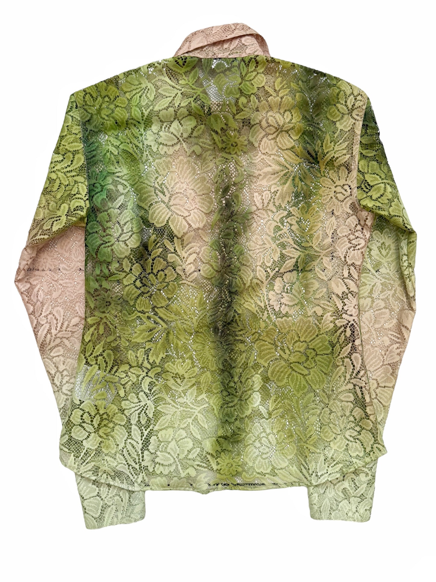 Foliage Mesh Button Shirt