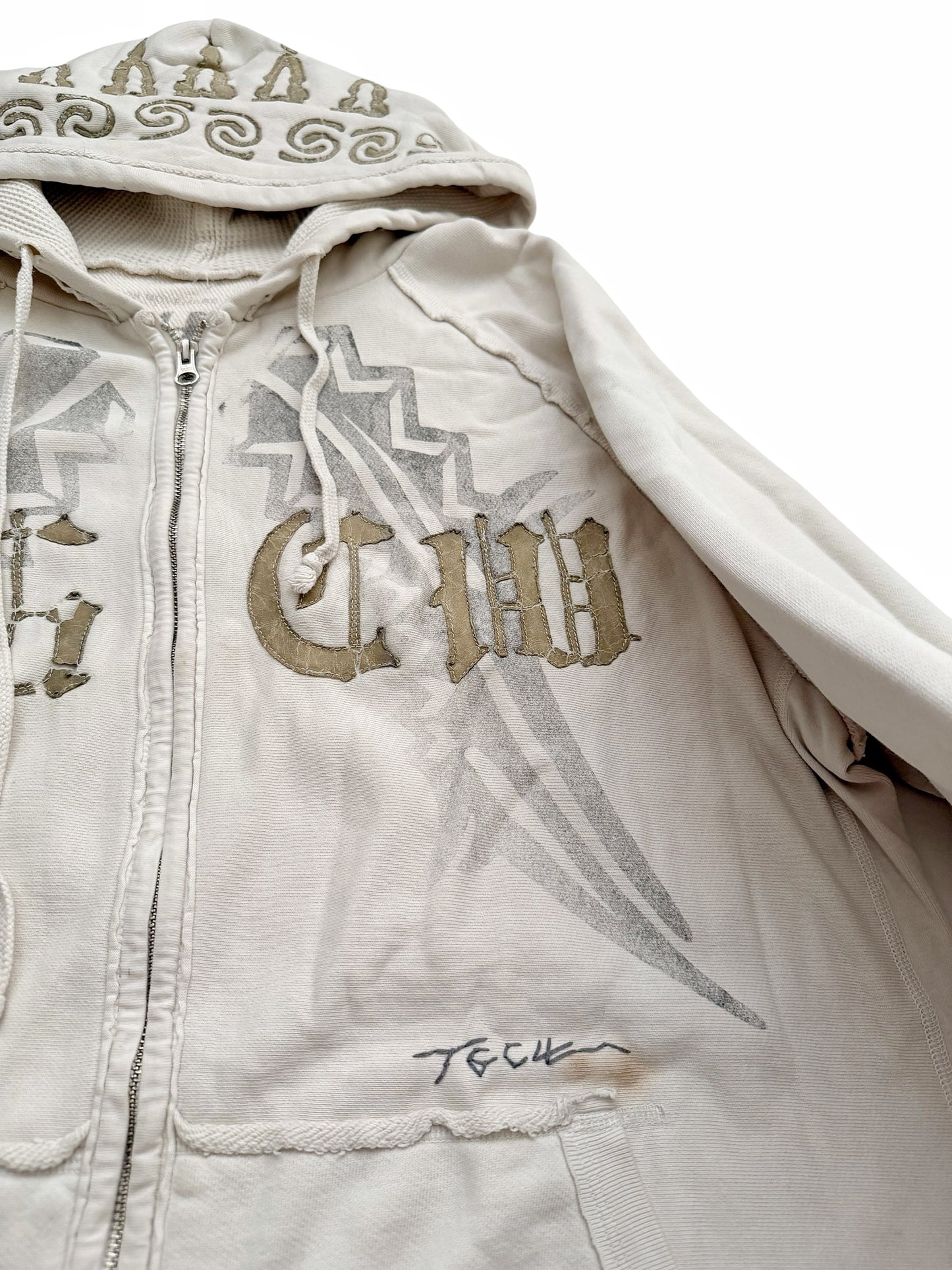 2000’s Patchwork Zip Earth Hoodie