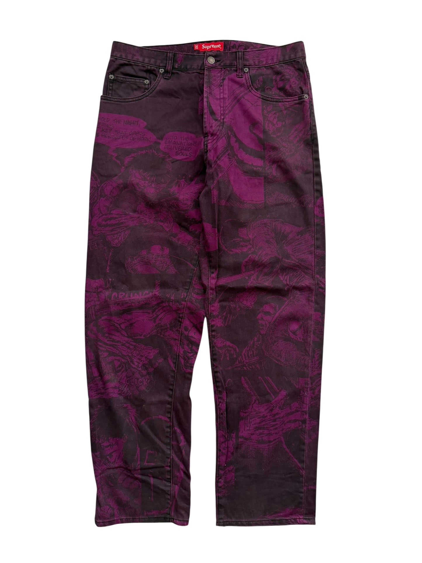 The Crow Comic Purple Denim