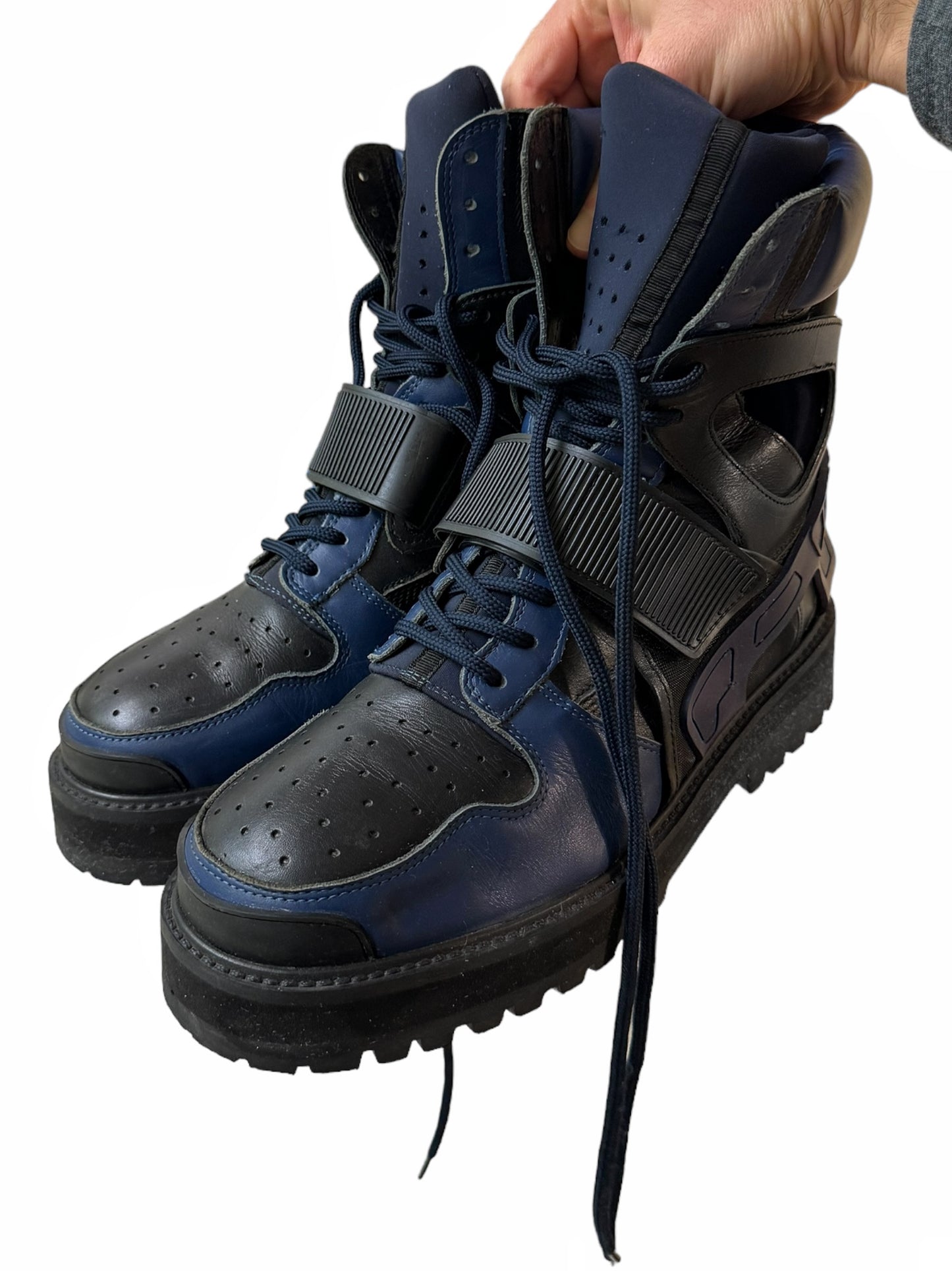 Black n Blue Avalanche Boots