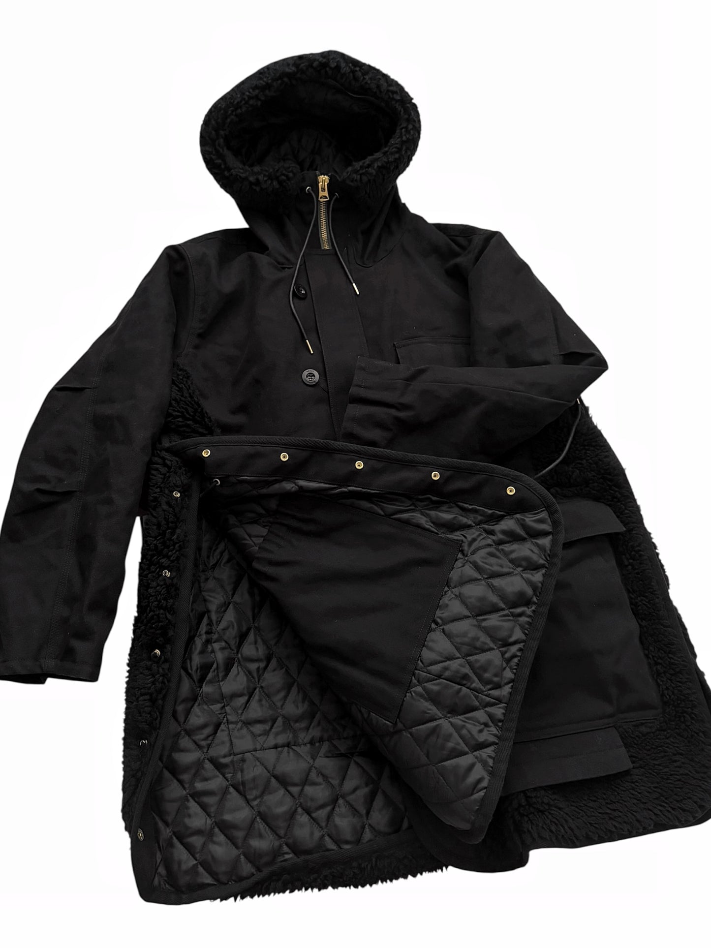 x Carhartt Collab Fur Trim Canvas Parka