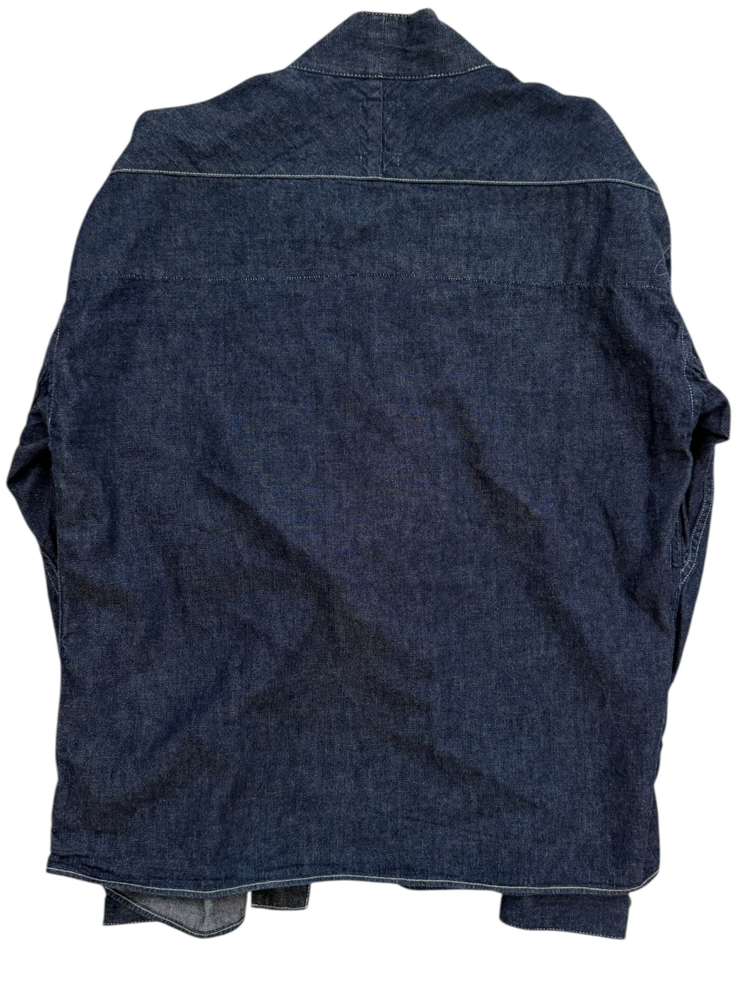 Lhamo Kimono Denim Throwover Shirt