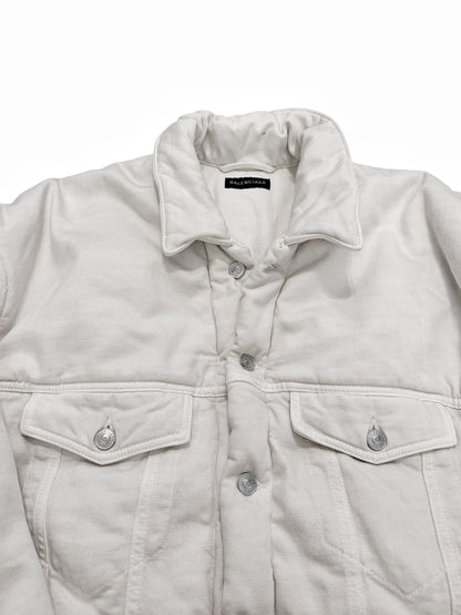 2023 Puffer White Denim Jean Jacket