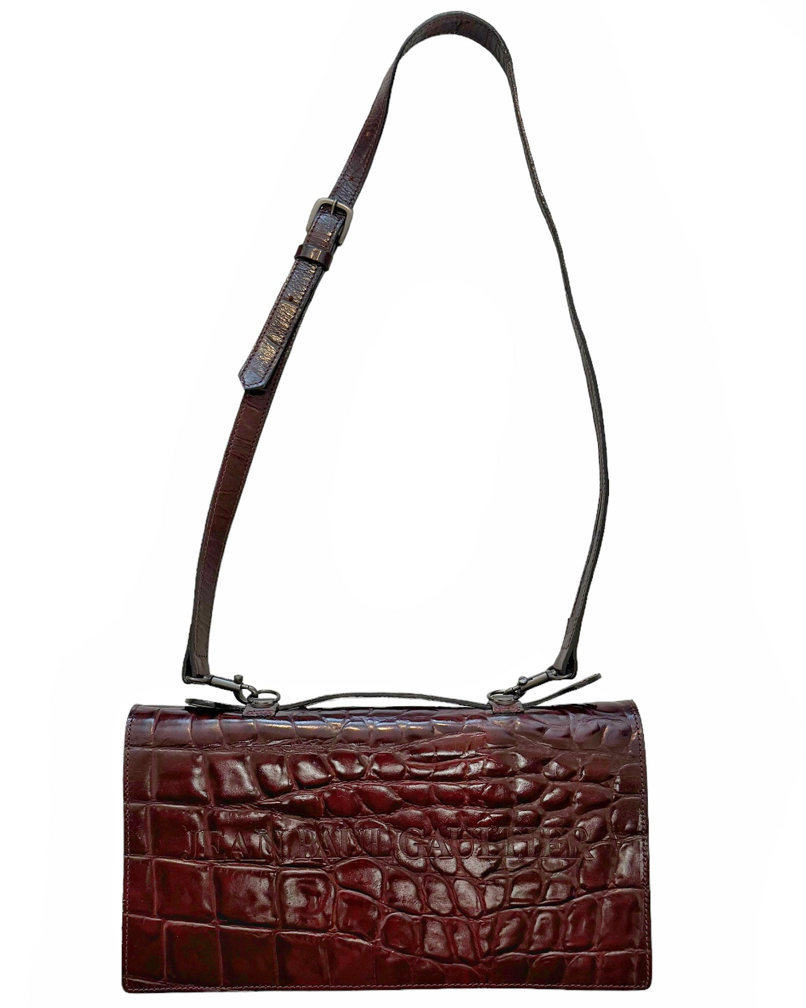1990’s Croc Embossed Long Bag – Archive Reloaded