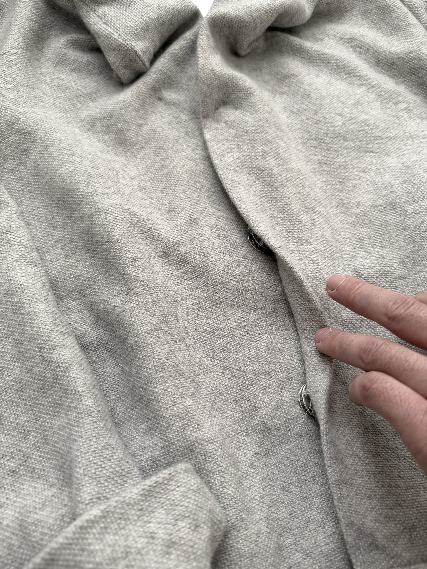 Cashmere Ruche Collar Jacket