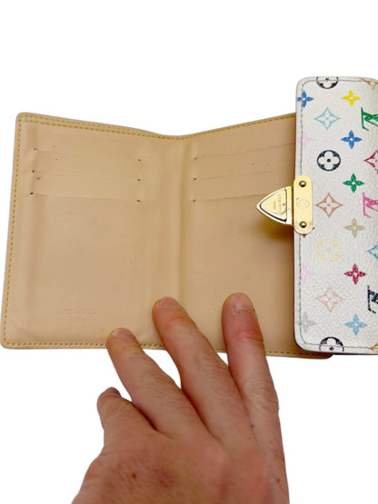 x Takashi Murakami Rainbow Multicolor Monogram Wallet